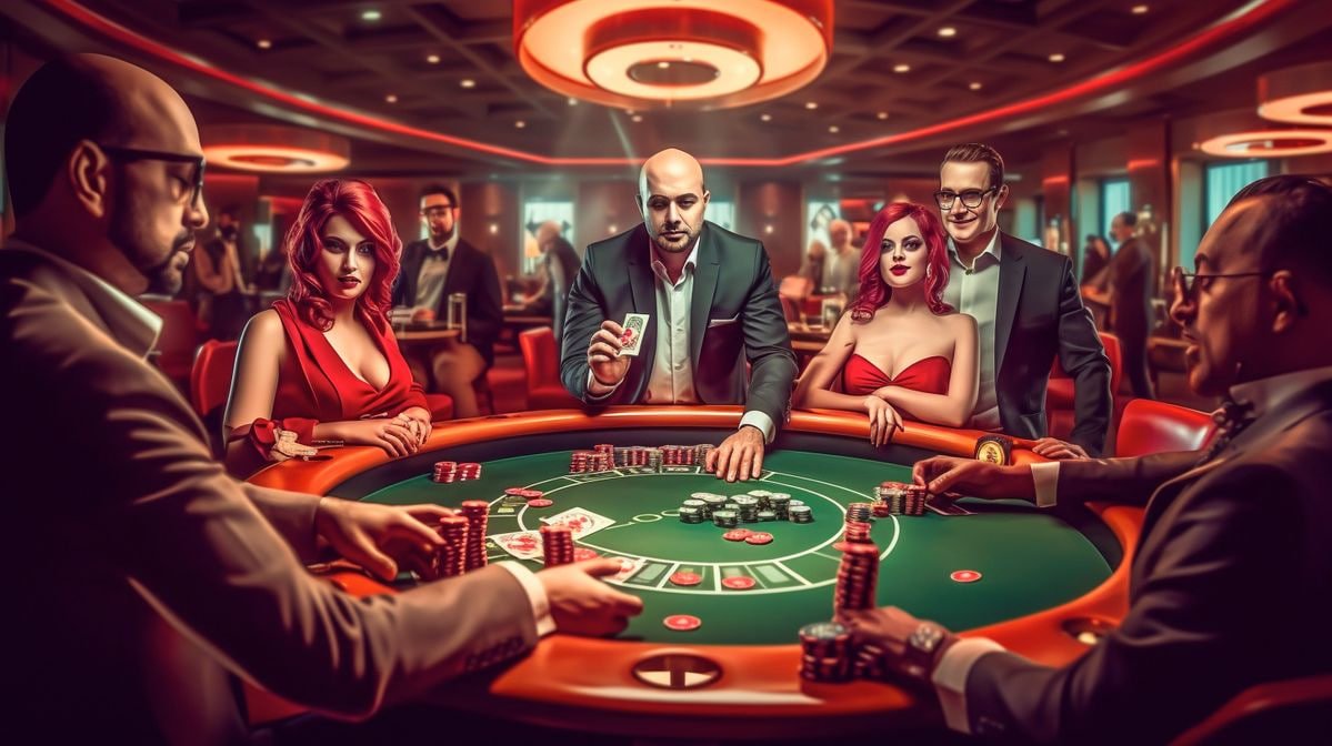 Live dealer blackjack and roulette tables